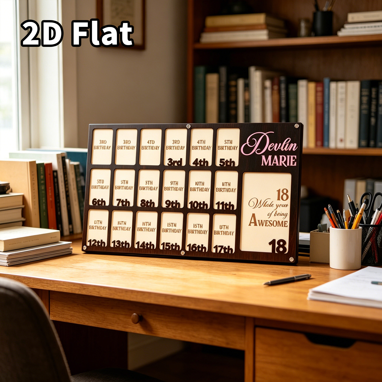Baby Nursery Room - 1Pc Custom Grade Photo Frame Wooden